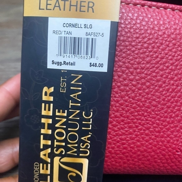 Wallet wristlet red Stone Mountain - Picture 6 of 8